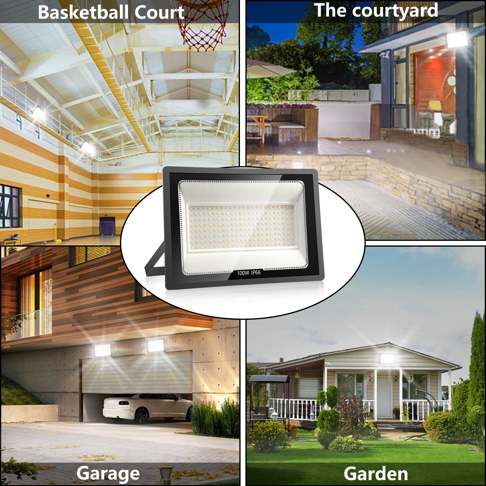 Dimmable Security Outdoor LED Spotlight from China manufacturer